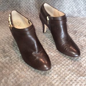 Vince Camuto Leather Suede Ankle Booties Sz 9M
